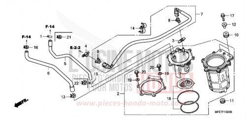 FUEL PUMP VT750C27 de 2007